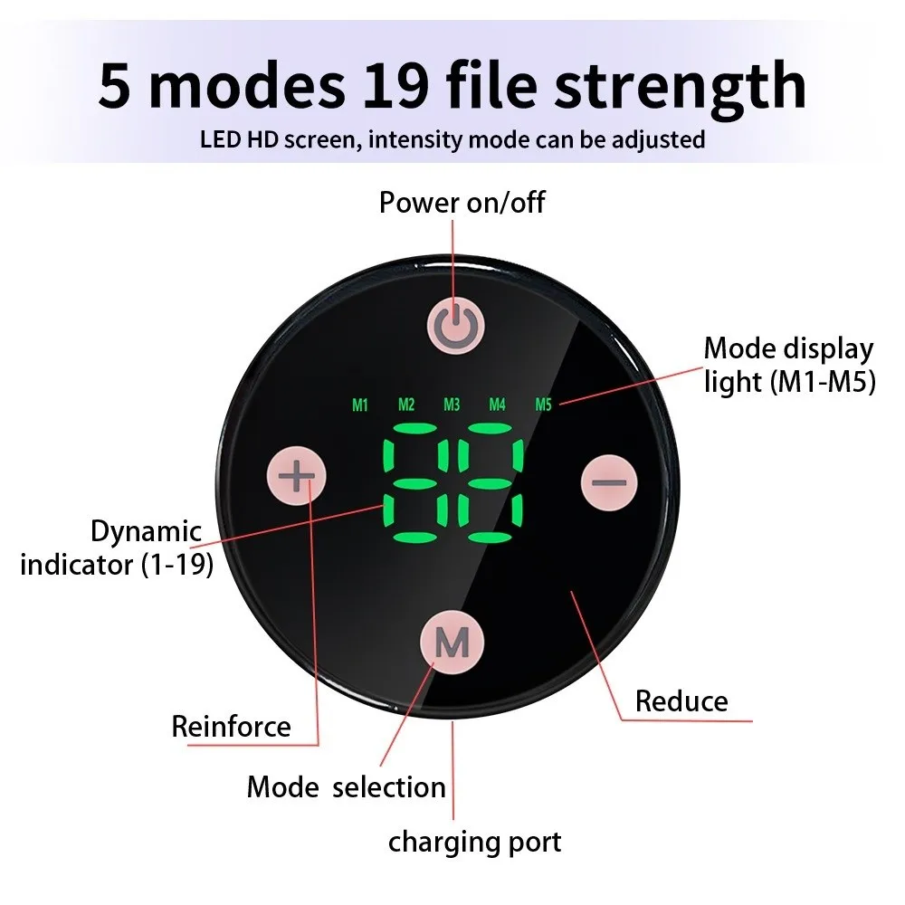 USB Charging Thin Mask Face Lifting EMS Head Massage Face Relaxation Lift Up Face Reduce Double Chin Cheek Facial Slimming Strap