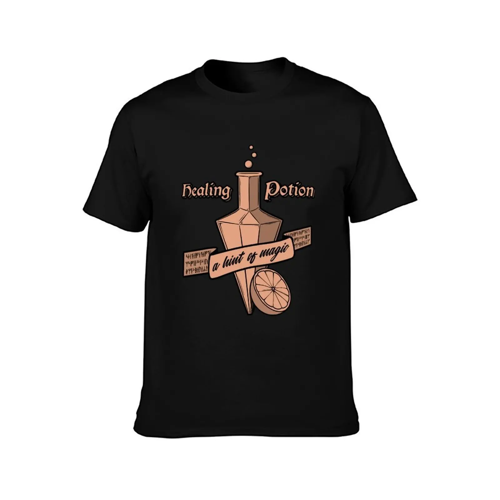 Healing Potion T-Shirt Large Size Loose Casual Tee