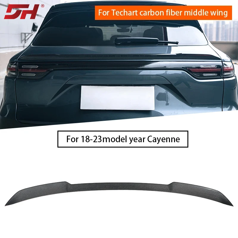 

Suitable For Porsche Cayenne 9Y0 TKT 2018-2023 Carbon Fiber Center Wing