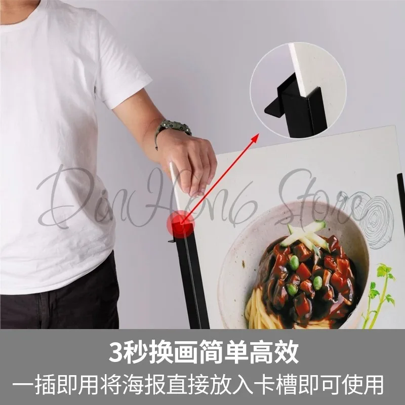 KT board poster rack promotional display rack vertical floor type outdoor