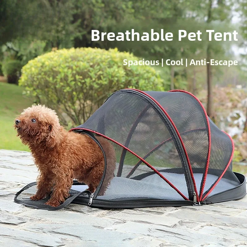 

PET Portable Folding Pet Tent Outdoor Car Carrier Dog House elter Foldable Pet Cage for Small And Medium Dogs