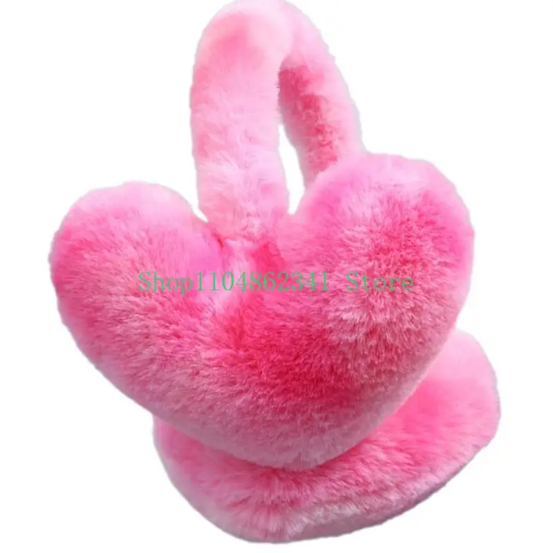 5asd Furry Heart Earmuffs để giữ ấm cho bạn trong thời tiết lạnh để trượt tuyết đi bộ đường dài