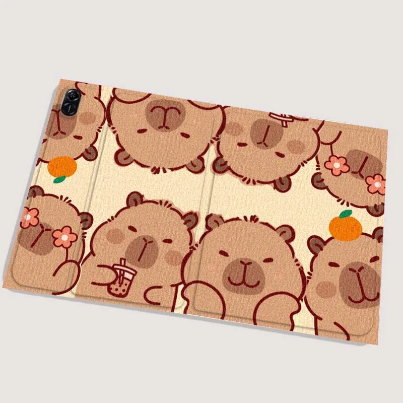 كابيبارا كارتون لطيف الفن ل الشرف الوسادة تبويب ماجيك GT GT2 6 X8 V7 V8 X9 8 9 13 X8a X9a Pro 10 12.1 12.5 بوصة حافظة كمبيوتر لوحي