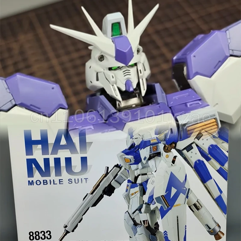 

In Stock MB 1/100 DABAN 8833 Hi-V RX-93-ν2 Assembly Model Kit Toy With Mega Particle Cannon METAL BUILD Action Figure Doll Gifts