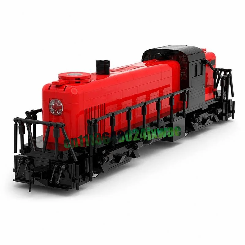 1201 PCS Alco RS-3 New Haven MOC Diesel Locomotive Train Model Custom Puzzle DIY Creative Assembly Educational Toy Popular Gifts