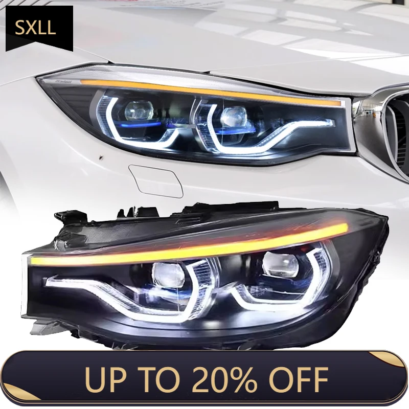 

SXLL for F34 3 Series GT Light Emitting Diode Headlights 2013-2020 Headlights F34 DRL Steering Signal High Beam Angel Eye Tool A