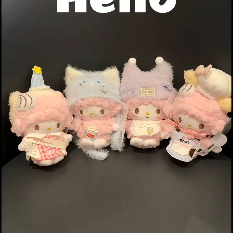 anime My Sweet Piano Kawaii pp cotton stuffing Plush toys 12cm doll keychain pendant couple bag packaging decoration gift