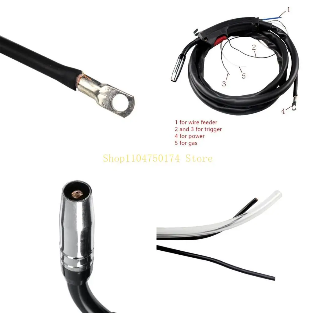 Electric Welder Replacement Torch Applicable to Gas Shielded Welding Lightweight Stable Performance Abrasion-resistant Top Sale