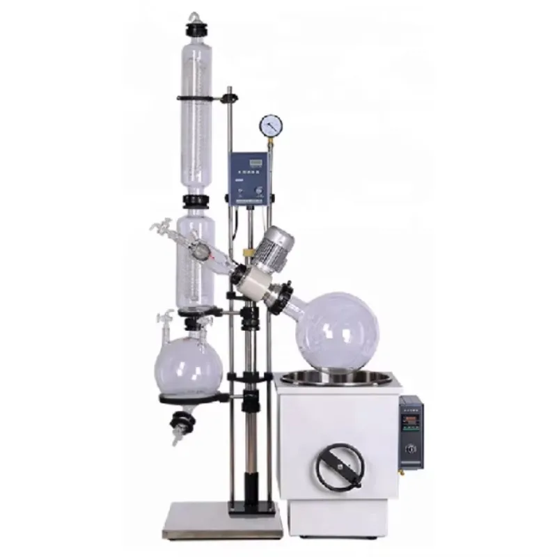 Direct Factory Price OEM 50L 100L Chemical Mannul Lift 0.098Mpa Vacuum Rotary Evaporator For Lab Oil Distillation Use