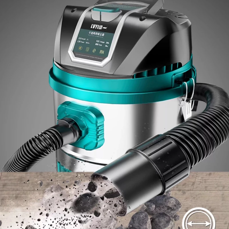 

Handheld Portable Heavy Duty Construction Vacuum Industrial Wet Dry Vacuum Cleaner HEPA Filter Cyclone Dust Extractor Portable
