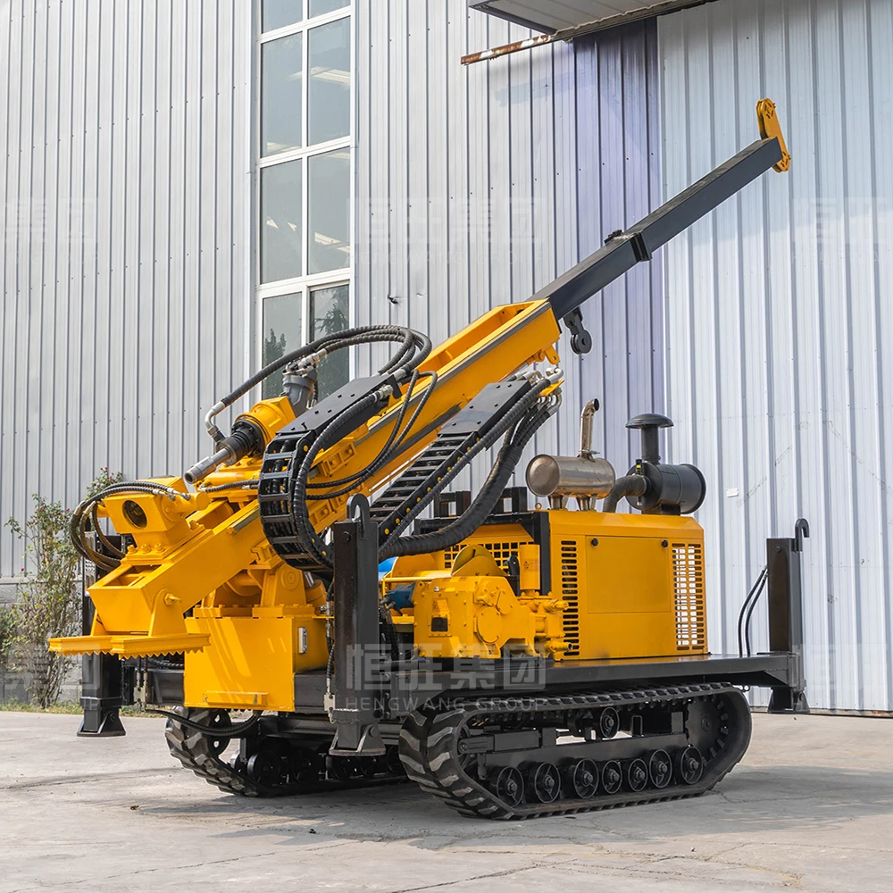 Crawler Driven Hydraulic Full Hydraulic Small Portable Mini Diamond Drill Rig Concrete Rock Core Drilling Rig