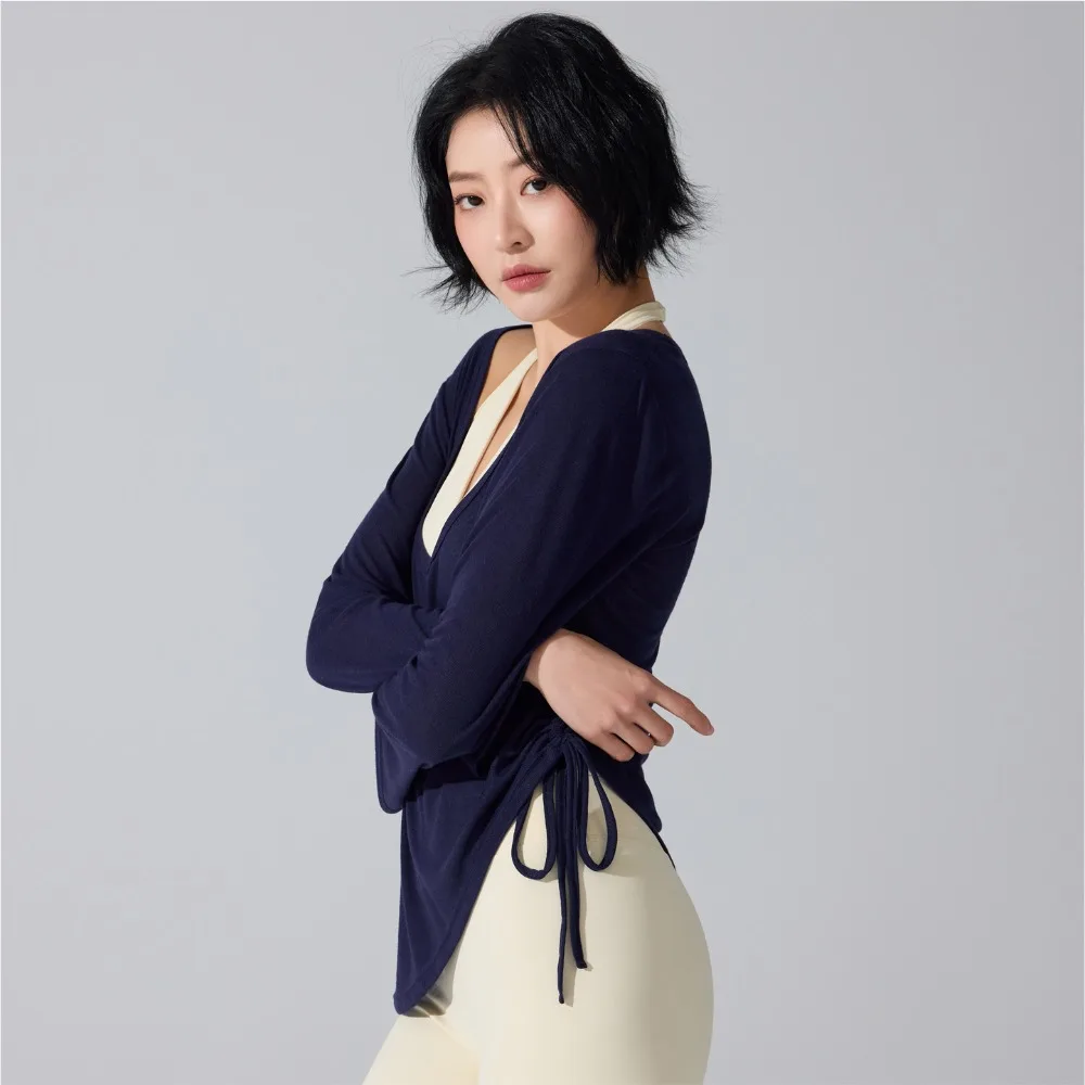 Long Sleeve Yoga Shirt for Women - Large Neckline Loose Fit Tunic Top for Pilates, Gym Workouts, Casual Wear & Active Lifestyles