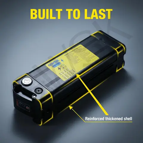 AKJA 48V 20-30AH 18650 lithium battery 4-pin bottom discharge 35AH BMS anti-theft lock waterproof, air transportation