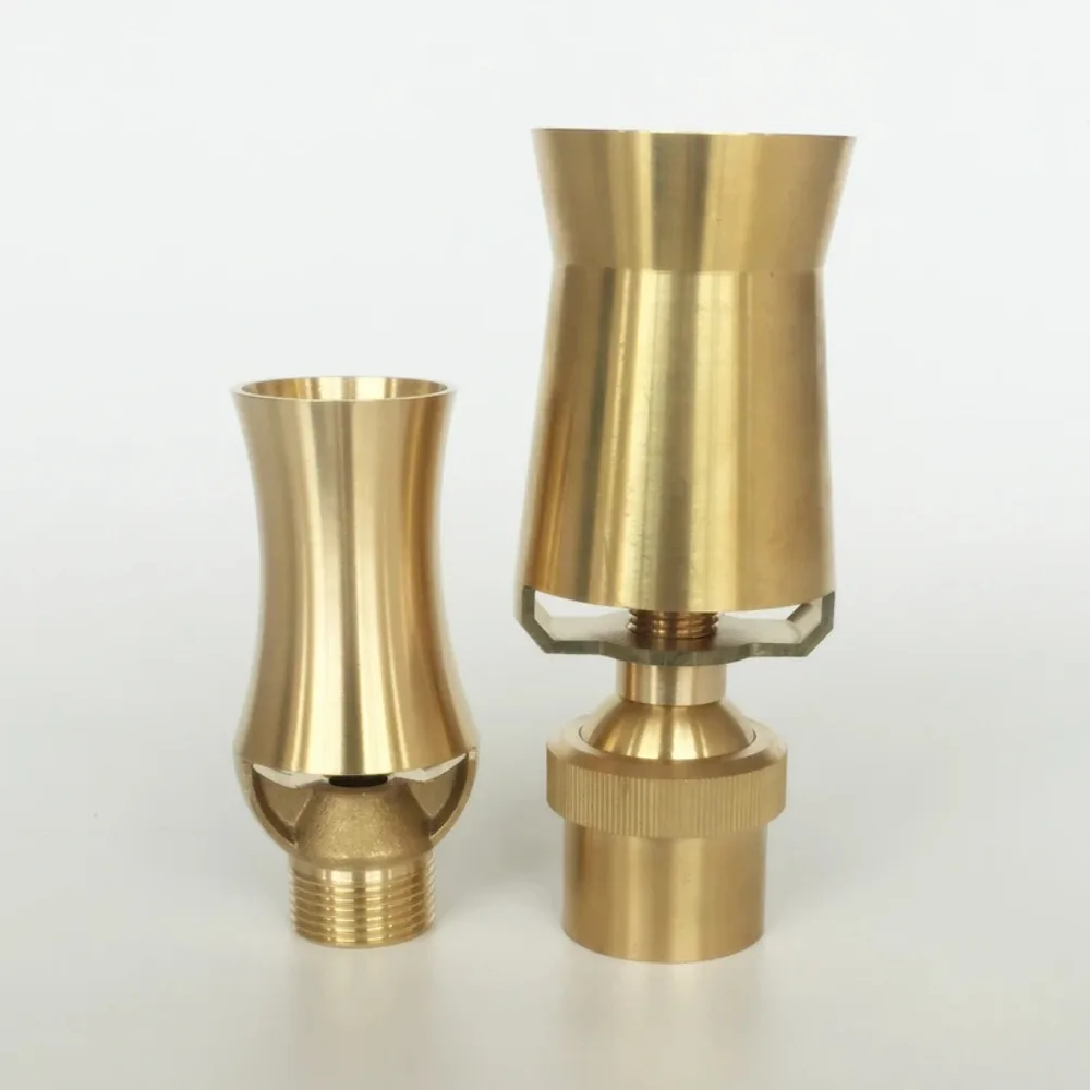 1pc Swimming Pool Decorative Fountain Nozzles Brass Jet 1'' 1/2'' 3/4'' Spray Nozzle Adjustable Sprinklers Outdoor Garden Pond