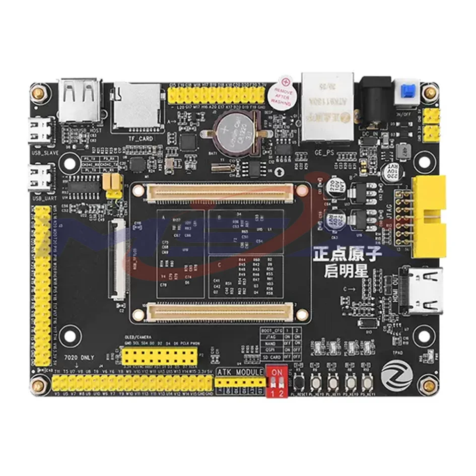 [Zhengdian Atomic] Qixing ZYNQ pengembangan artificial intelligence FPGA board XILINX 7020 dengan pengunduh