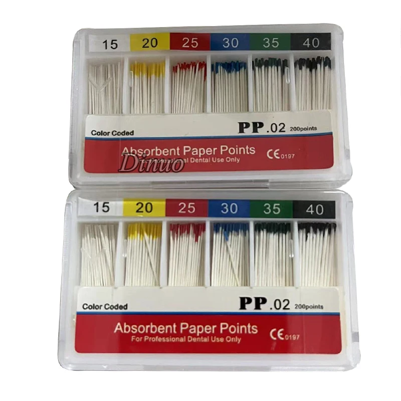 10 box Taper Paper Point Dental Material Dental 02Taper Absorbent Paper Point Dental Orthodontic Material