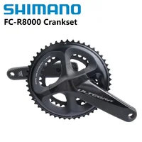 Platos y bielas Shimano Ultegra R8000, 11 y 22 velocidades, juego de bielas para bicicleta de carretera, 170mm, 172,5mm, 175mm, 50-34T, 52-36T, 53-39T, BBR60, BB72-41B