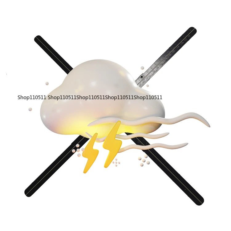 

3D Hologram Advertising Player Device 3D Led Fan Display Machine Hologram 43cm App Control Led Advertising Device