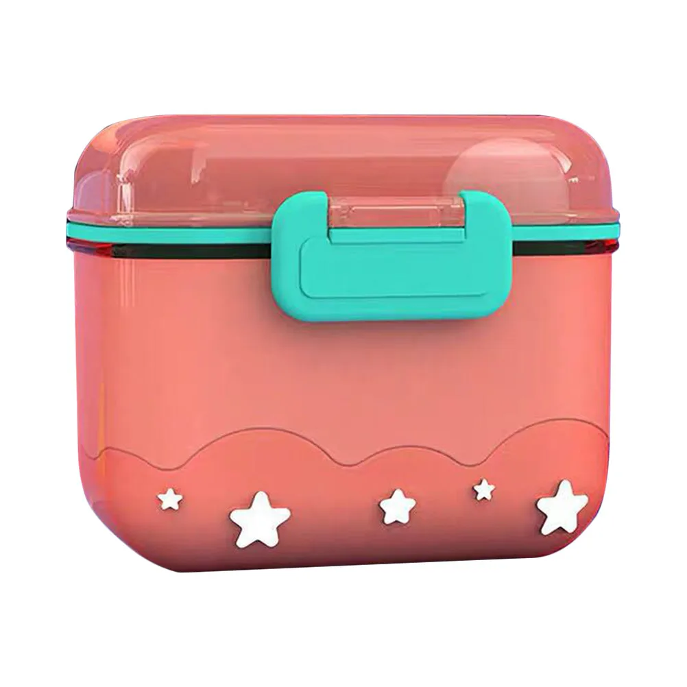 

1Set Portable Baby Formula Dispenser 360Ml Airtight Milk Powder Storage Box for Travel Outdoor Use Sealed Baby Food Container
