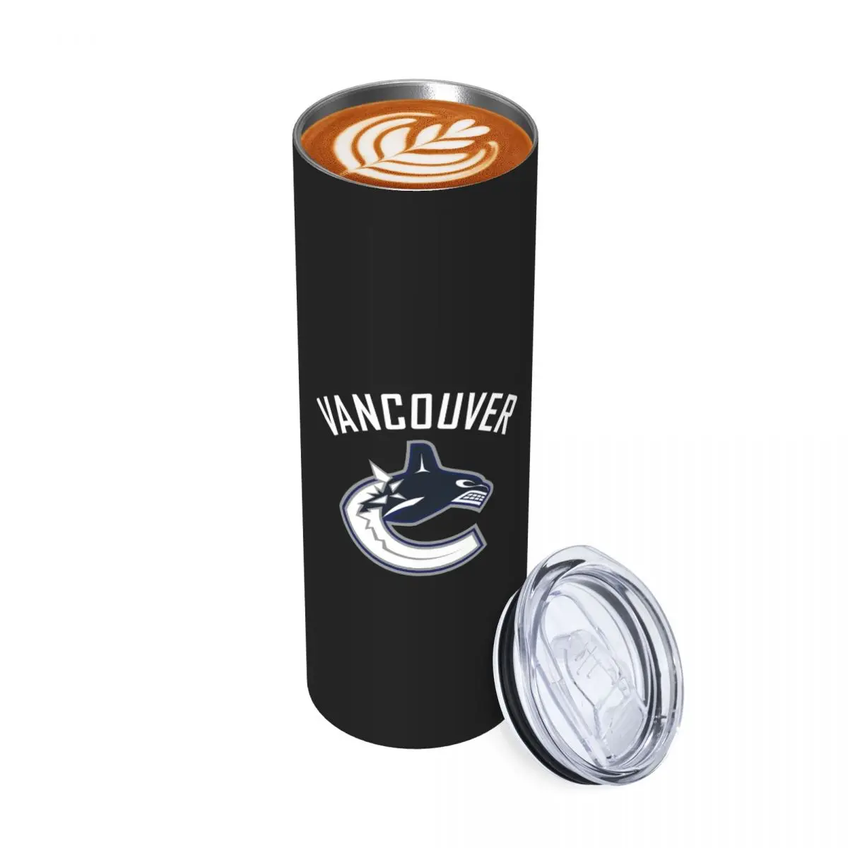 

Хоккейные канистры Vancouver Essential, активный стакан из нержавеющей стали, кружка с вакуумной изоляцией, термохолодная бутылка, соломинка с крышкой, 20 унций