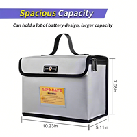 LiPo Battery Portable Fireproof Safety Bag Explosion Proof Fire Resistant Charging Sack Battery Safe Bag For Battey waterproof