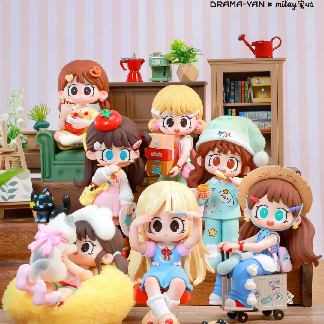 

Genuine Milay Blind Box V3 Leisure Time Series Anime Figure Mystery Box Children Girl's Surprise Gift Desktop decoration Toys