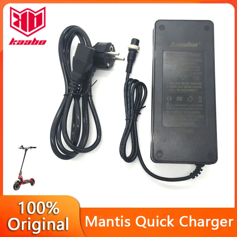 

Original Kaabo Mantis Quick Charger 67.2V 4A Power Supply Faster Charger for Kaabo Mantis Smart Electric scooter Charger Parts