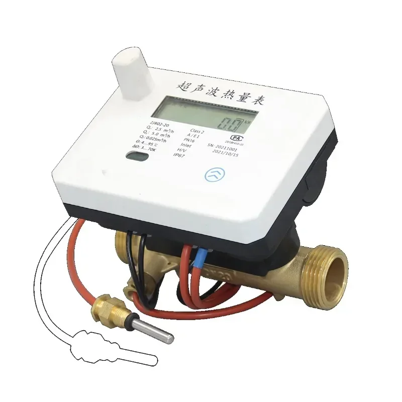 Ultrasonic Heat Meter M-BUS, RS-485, NB-IOT, LoRa Wan Pulse Heat Output Brass Heat Meter