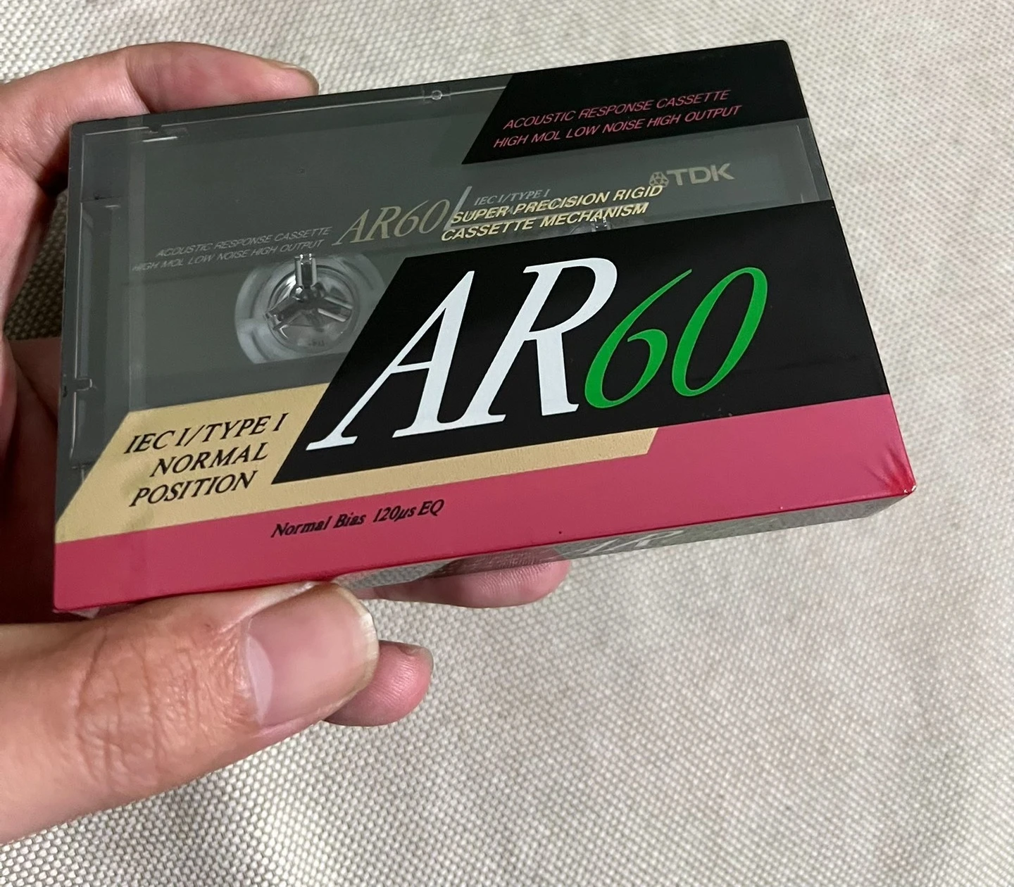 New and unopened blank tape for TDK AR60