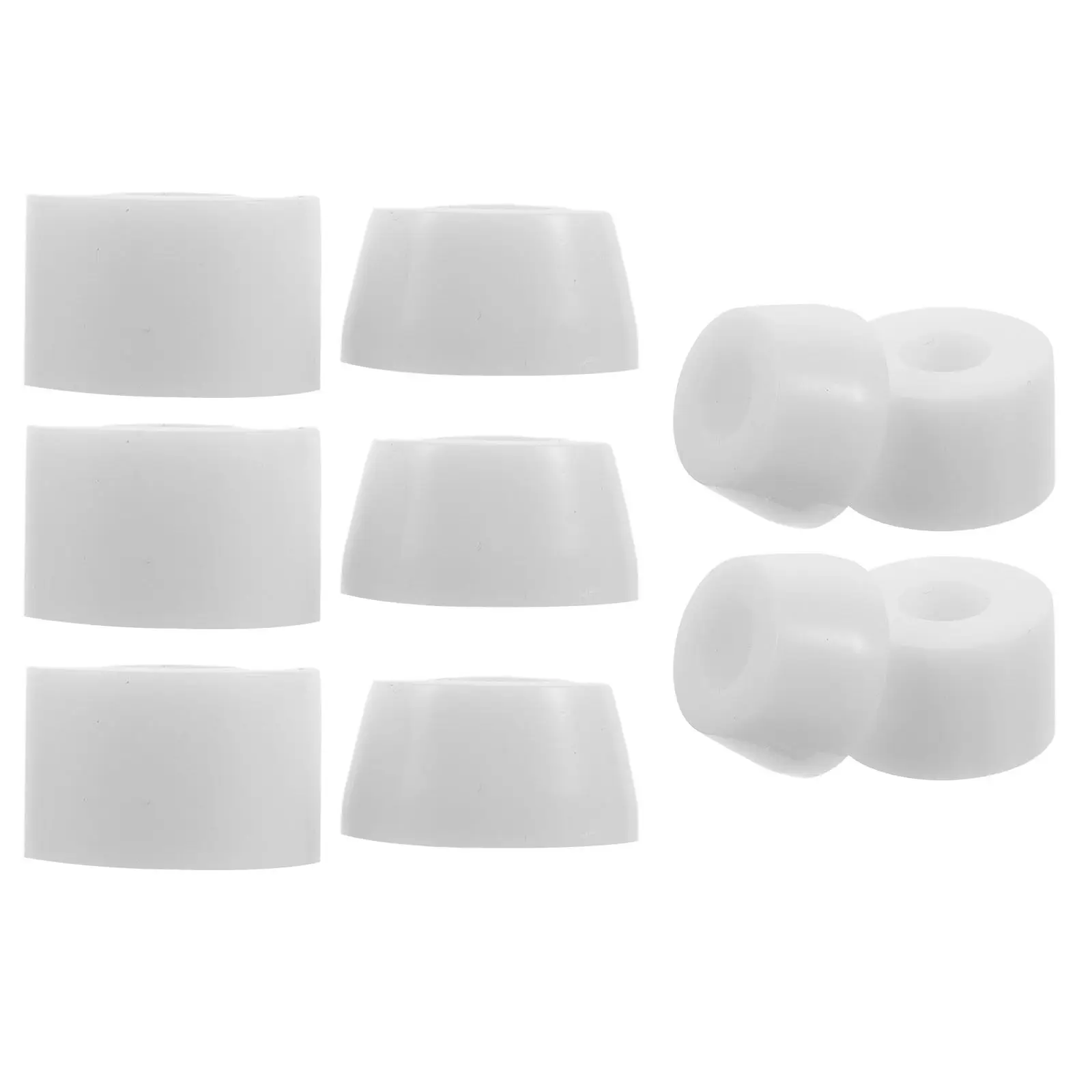 

10Pcs Skateboard Shock Absorbers PU Bushings for Longboards Roller Skates Shock Absorbing Pads Replacement Cushions Stability
