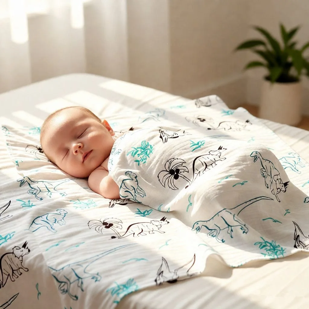 bear-muslin-swaddle-blanket-for-baby-boys-receiving-blanket-newborn-swaddling-wrap-70-bamboo-30-cotton-silky-soft-47x47-inches