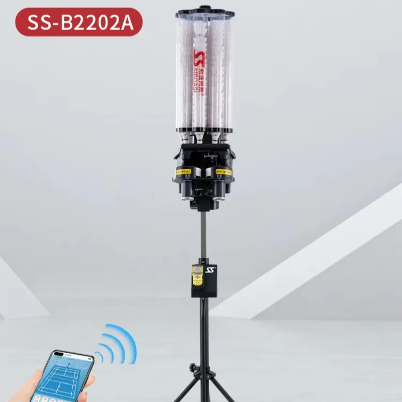 

STLF Hot Sale Automatic Badminton Machine SIBOASI Solo Training Badminton Training Machine