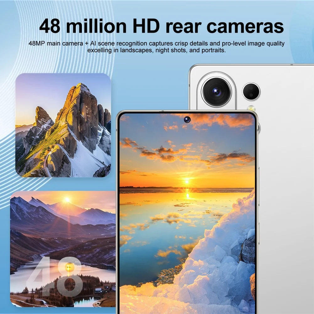K-Touch Mobile Phones For S26 Ultra Android 15 Smartphone Global Version 5G Dual Card Dual Standby Cell phone 7.3 Inch 16+48MP Camera 7800mAh Battery Face Unlocked Cellphones