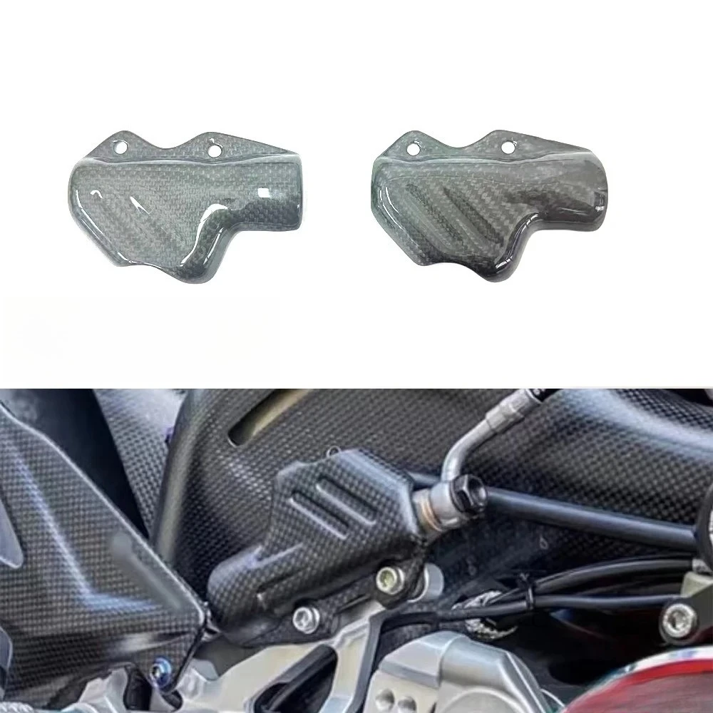

Carbon Fiber Rear Brake Pump Cover for Ducati Panigale V4/S/R V2 899 959 1199 1299 & Streetfighter V4/S