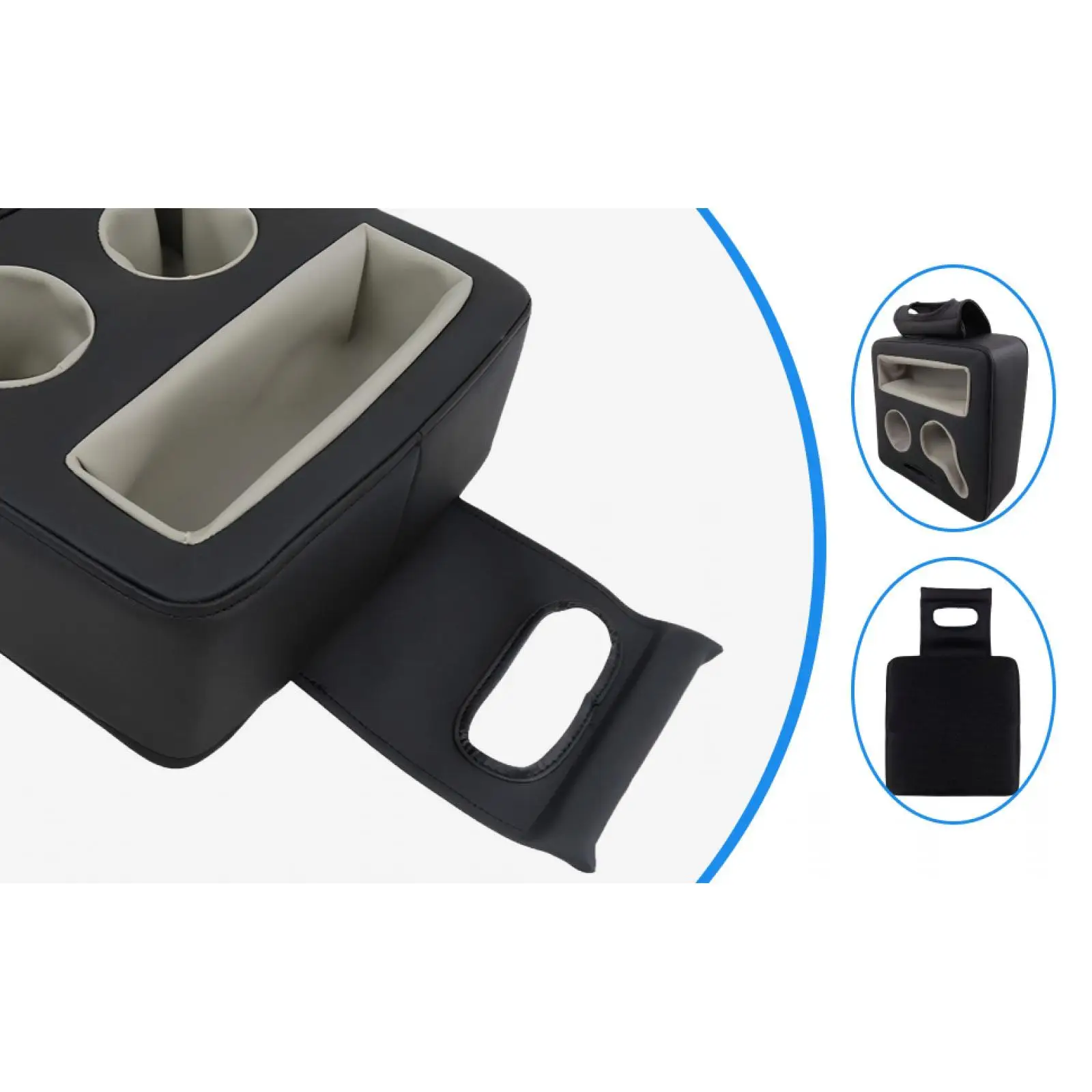 

Interior Seat Back Storage Box Holds Drinks Snacks Drink Cup