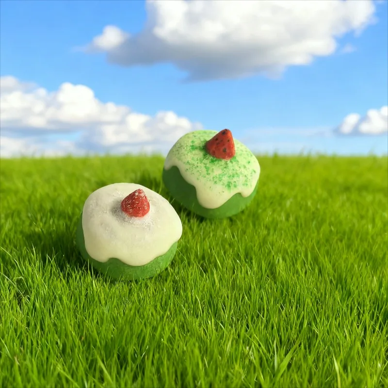 Matcha Strawberry Cake Keycaps Custom Cute Point KeyCap for Gamers DIY Personality Mechanical Keyboard Gifts for Women Friends