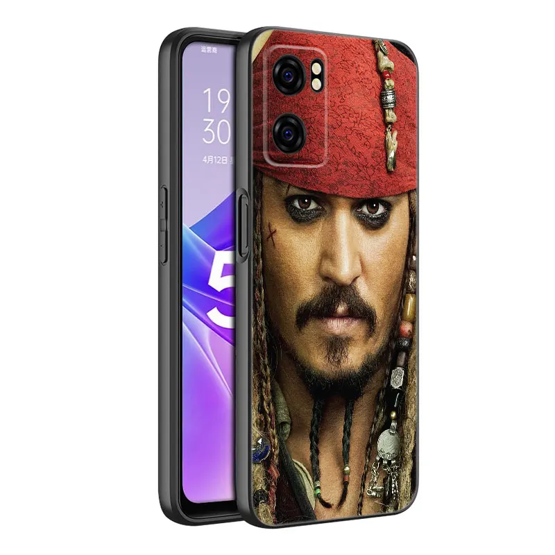 Johnny Depp Phone Case For OPPO Reno 10 11 Pro A55 A57 A58 A72 A74 4G A54 A78 A98 5G A53 A93 2020 A15 A16 A17 A38 A76 A92 A94