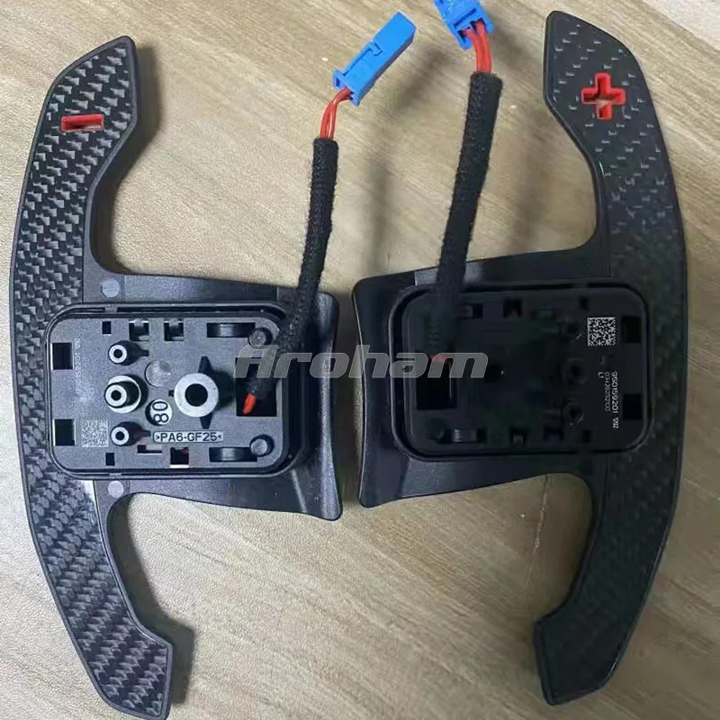 Carbon Fiber Steering Wheel Shifter Paddle For BMW G20 G30 G01 G05 F22 F30 1 2 3 4 5 6 7 Series Gear Paddles