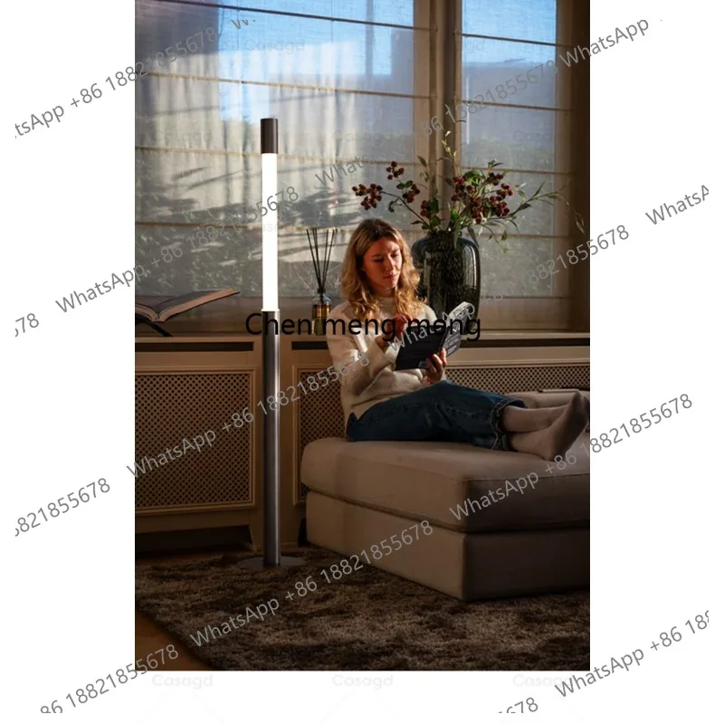 Modern minimalist rising shadow floor lamp living room sofa next to bedroom atmosphere light luxury high-end lifting desk lamp