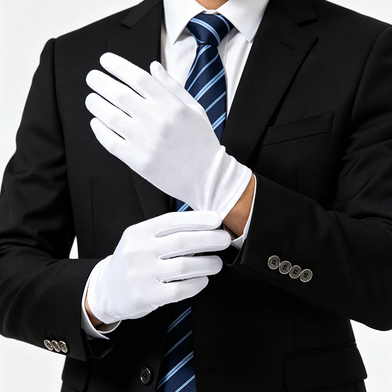 Summer Thin Sun Protection Gloves for Men and Women, Suitable for Dancing, Driving, Jewelry, Elastic Dance Spandex Etiquette