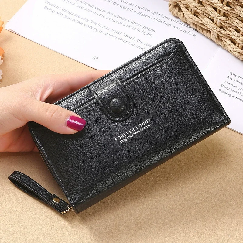 Short Women's Wallet Large Capacity Money Clip Women's Purse PU Leather Money Pouch Small Coin Card Holder New Women's Wallet
