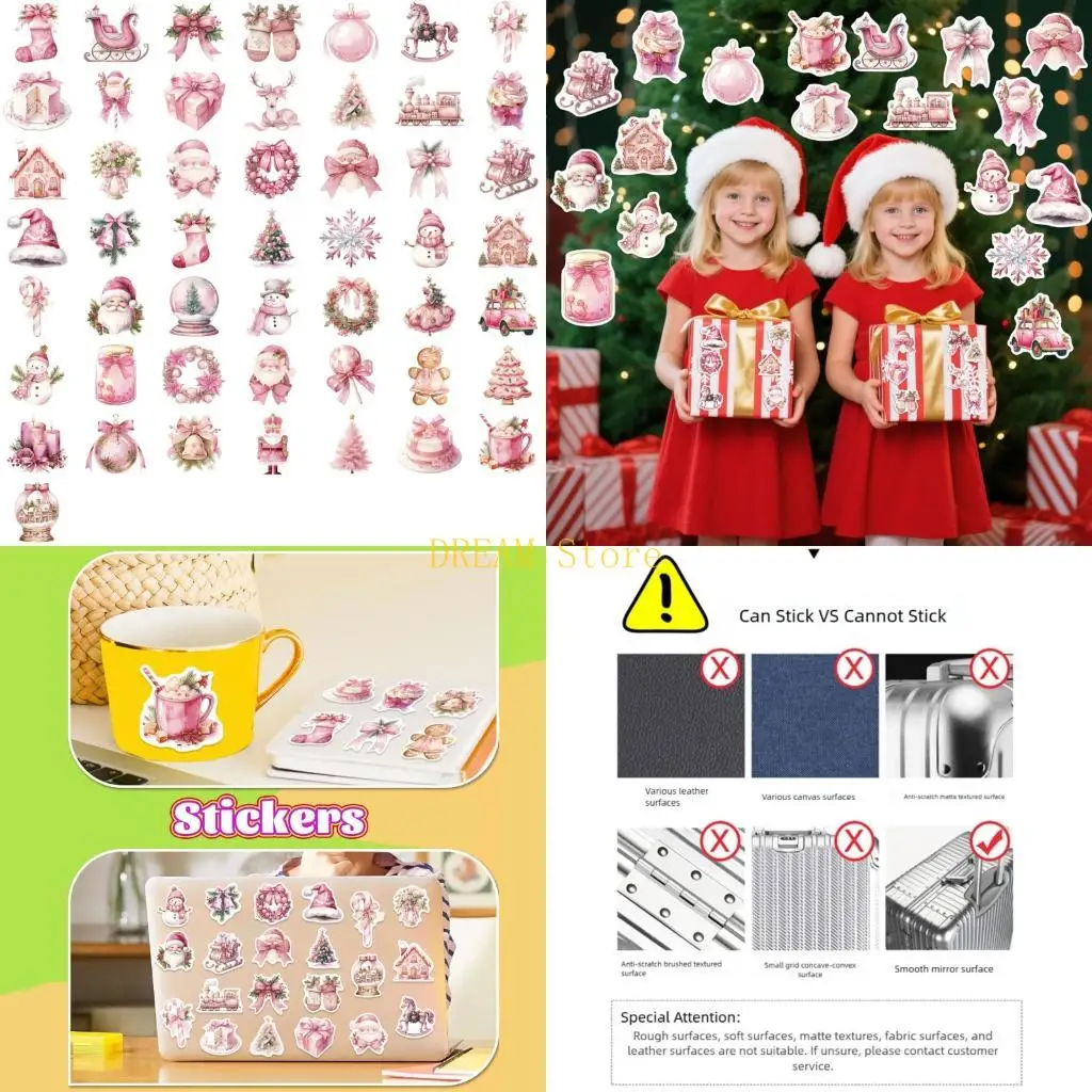 

50 шт., праздничные наклейки с героями мультфильмов, водонепроницаемые ПВХ самоклеящиеся наклейки для украшения электроники, для