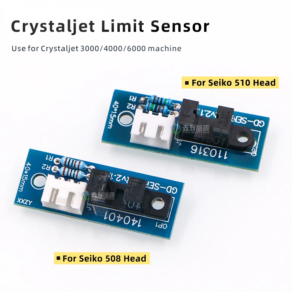1PC Crystaljet CJ3000 Large Format Solvent Printer Limit Sensor for Seiko 508/510 Head Origin Switch
