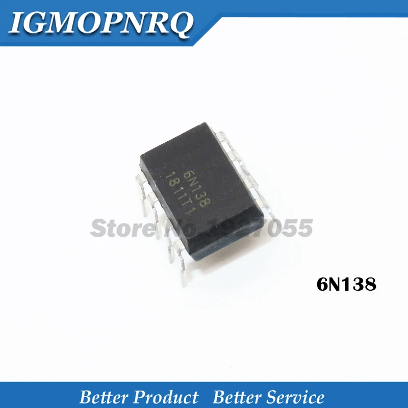 10PCS 6N135 6N136 DIP8 6N137 DIP 6N138 6N139 DIP-8 photoelectric coupler new
