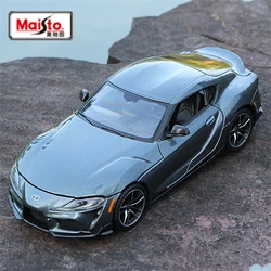 Maisto 1:24 TOYOTA GR SUPRA Alloy Sports Car Model Diecasts Metal Track Racing Car Vehicles Model High Simulation Kids Toys Gift