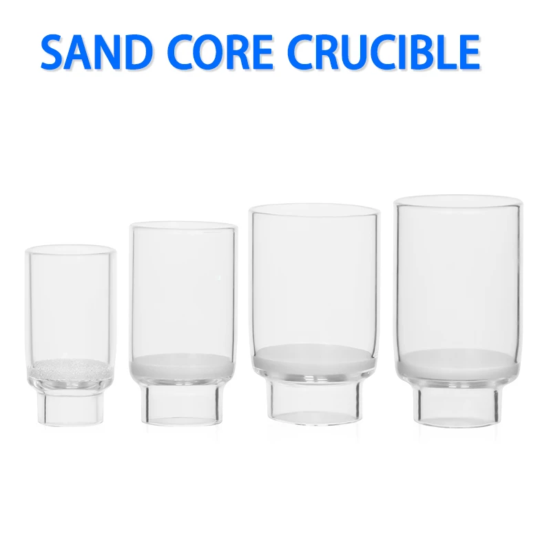 

Glass sand core crucible filter 60/100ml funnel G1/G2/G3/G4/G5/G6 experimental supplies