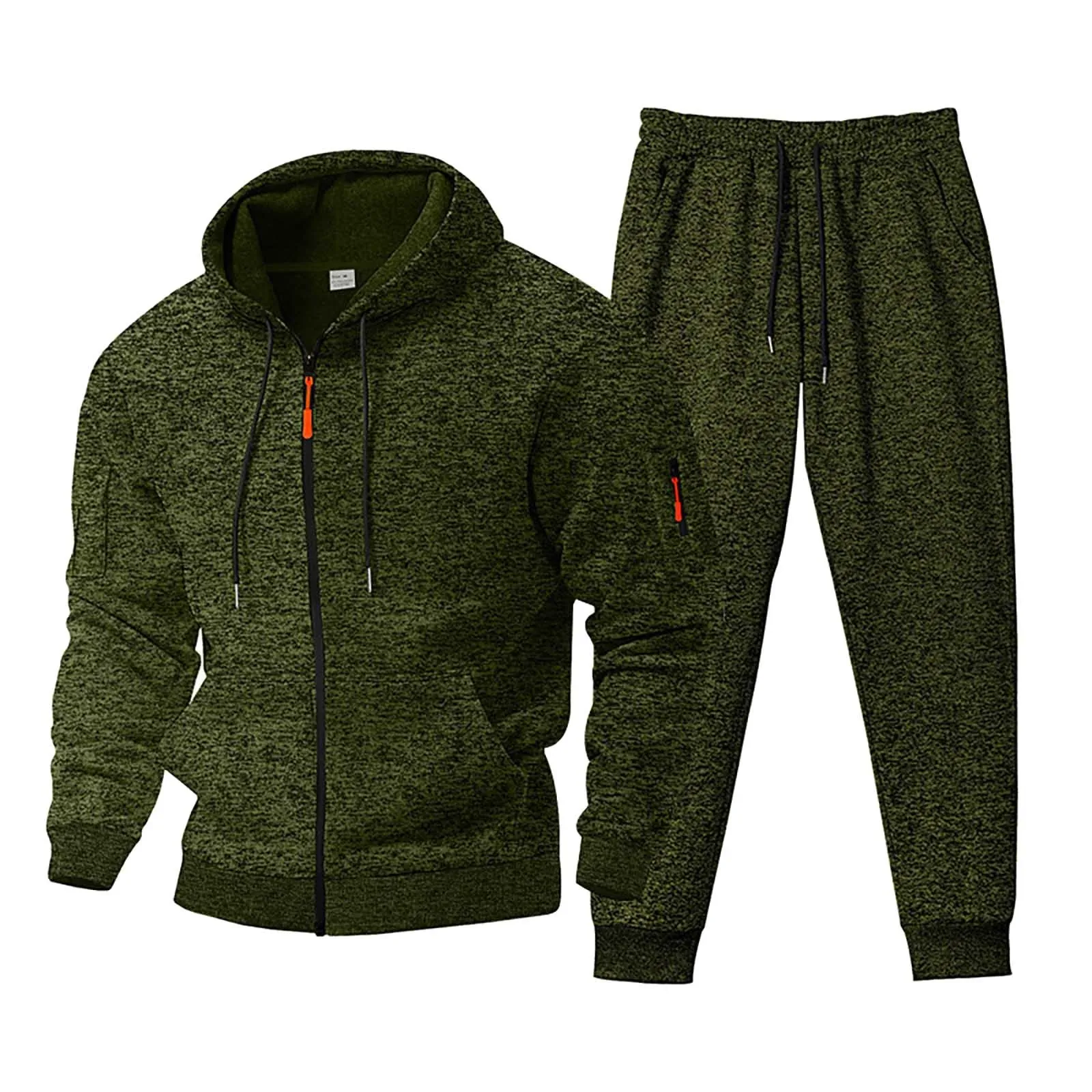 

Men Suits Big And Tall Mens Cationic Fleece Suit Hooded Zipper Casual Sportswear Set Mens Suit Jacket Pants