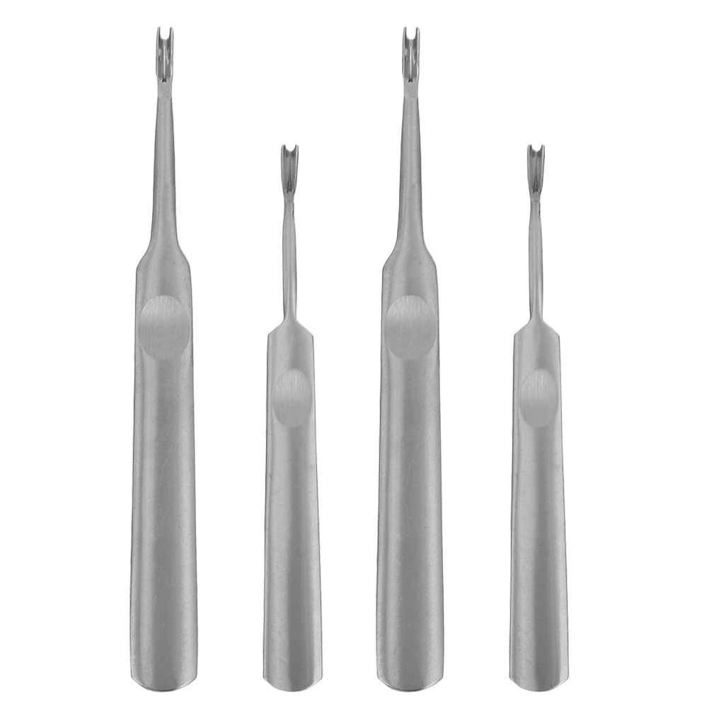 4 pezzi strumento per scanalatura taglio in metallo smussatore smussatore lavorazione della pelle scanalatura costruzione domestica efficiente resistente all'usura