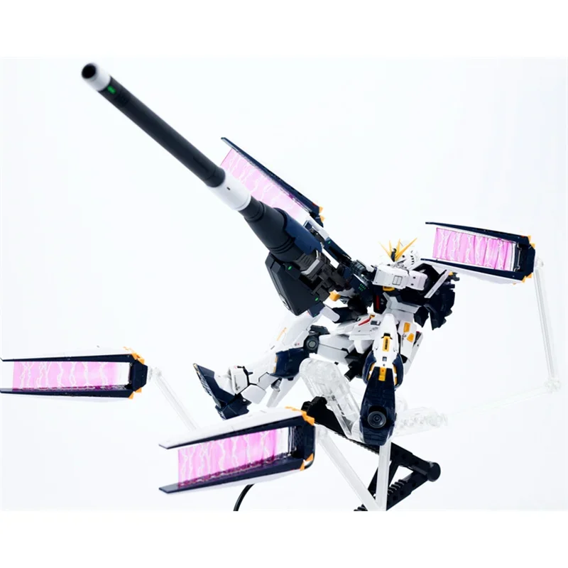 Gundam Model Kit Anime Figure EW RG 1/144 Hyper Mega Bazooka Launcher for Hi ν Funnel Anime Action Figure Toys for Children