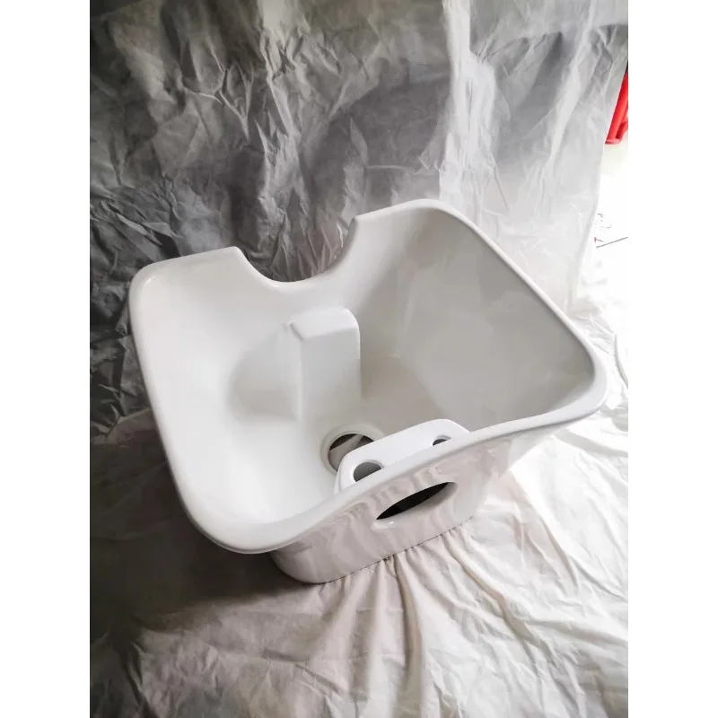 حوض مربع صالون تجميل وشعر خاص حوض سيراميك صالون الشعر حوض عالي قاعة شامبو للرجال #3